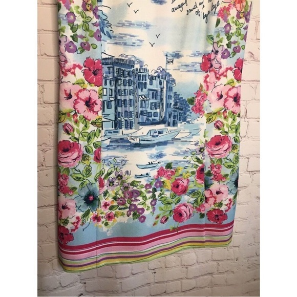 Gabby Skye Women's Shift Dress Floral Venice - Picture 4 of 10